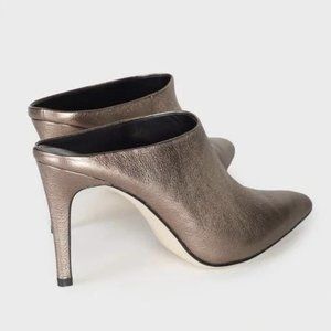 SALE!! JOIE Alinie Metallic Slide Mules - Size 9.5 - Used